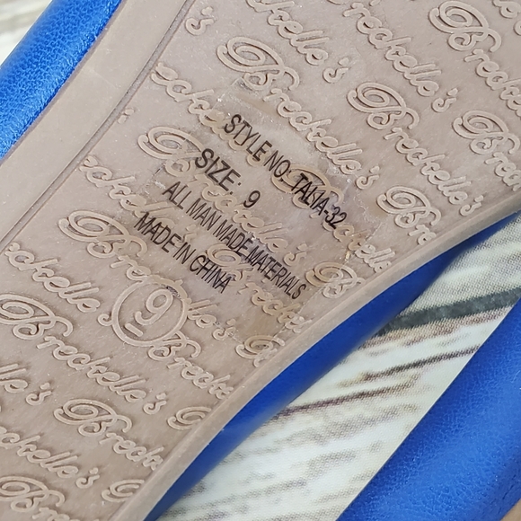 ☆Breckelle's Flat Chance Blue Pointed Flats - Picture 6 of 7